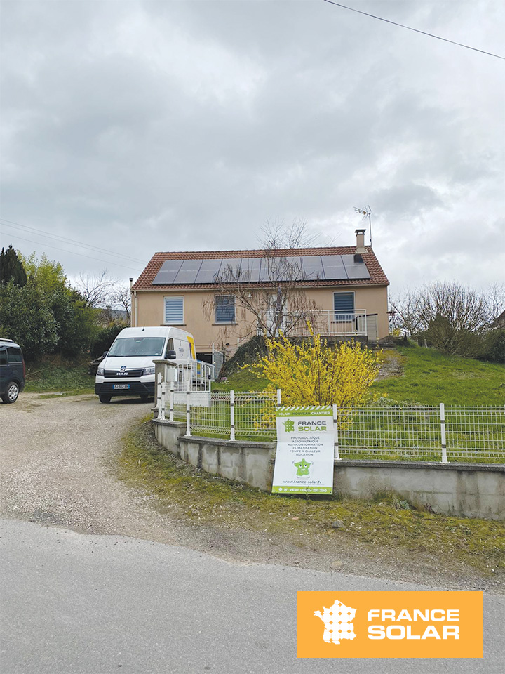 Installation d'une pompe à chaleur pour notre cliente Sabine à Urimenil dans le 68, pose propre le 12 Mars 2020